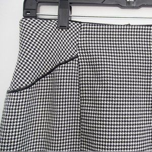 Black and White Pencil Skirt